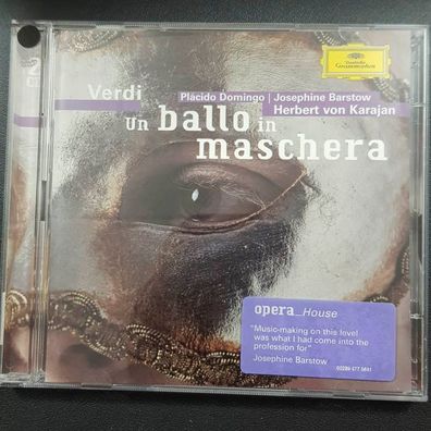 Herbert VON Karajan verdi - un ballo in maschera NM/EX (2CD, Klassik, DG)