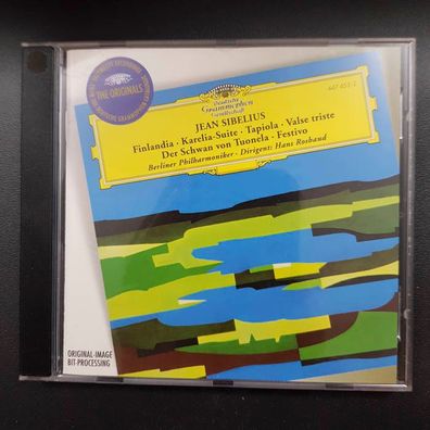 HANS Rosbaud sibelius finlandia karelia et al VG+/EX (CD Album, Klassik, DG)