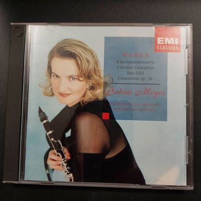 SABINE MEYER weber - klarinettenkonzerte NM/EX (CD Album, Klassik, EMI Classics)