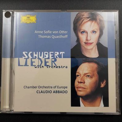 Claudio ABBADO schubert lieder with orchestra NM/EX (CD Album, Klassik, DG)