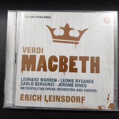 ERICH Leinsdorf verdi macbeth NM/EX (2CD, Klassik, RCA Red Seal)