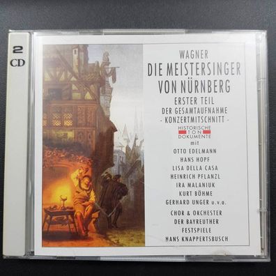 HANS Knappertsbusch wagner meistersinger nürnberg ersrter teil VG+/EX (2CDR)
