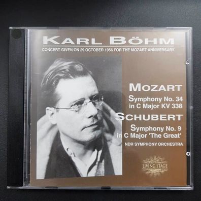 KARL BÖHM mozart schubert EX/EX (CD Album, Klassik, Living Stage)
