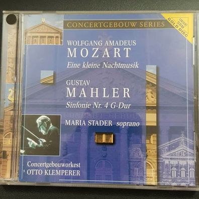 OTTO Klemperer concertgebouw series mozart nacht mahler 4 EX/EX (CD Album)