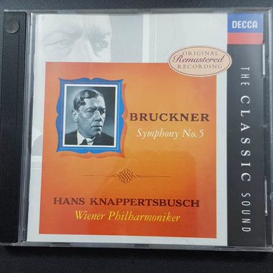 HANS Knappertsbusch bruckner symphony 5 EX/EX (CD Album, Klassik, Decca)