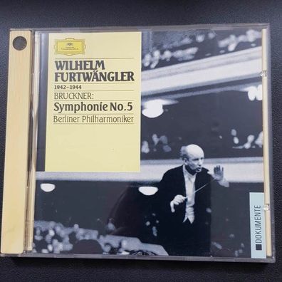 Wilhelm Furtwängler bruckner symphonie no 5 FULL SILVER EX/EX (CD Album)
