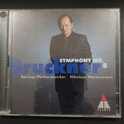 Nikolaus Harnoncourt bruckner symphony no 8 NM/EX (2CD, Klassik, Teldec)