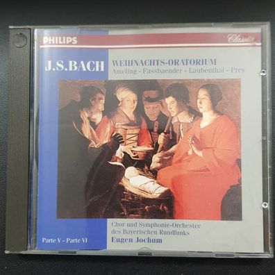 EUGEN JOCHUM js bach - weihnachtsoratorium disco parte v-vi FULL SILVER EX/EX