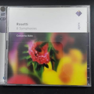 Concerto KÖLN rosetti - 8 symphonies NM/EX (2CD, Klassik, Apex)