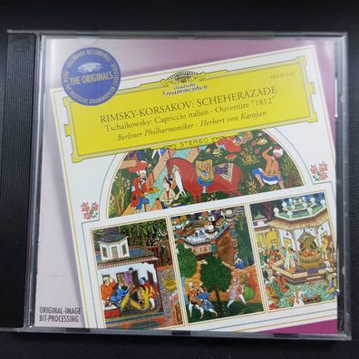 Herbert VON Karajan rimsky-korsakov - scheherazade EX/EX (CD Album, Klassik, DG)