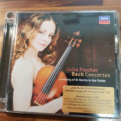 JULIA Fischer bach concertos SJC EUROPE EX/VG+ (CD Album, Klassik, Decca)