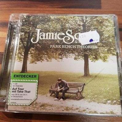 JAMIE SCOTT & THE TOWN park bench theories SJC VG+/EX (CD Album, Pop, Polydor)
