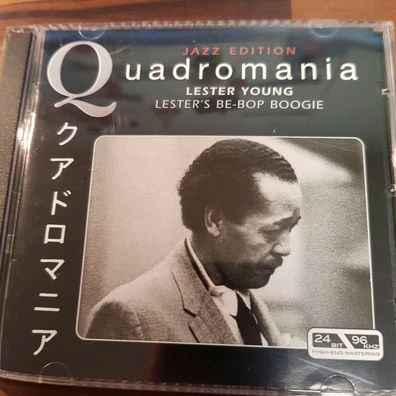 LESTER YOUNG lester's be-bop boogie SPEC EX/EX (4CD, Jazz, Quadromania)