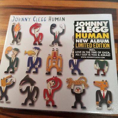 JOHNNY CLEGG human limited edition DIGI NEU OVP (CD Album, Pop, Rhythm Dog)