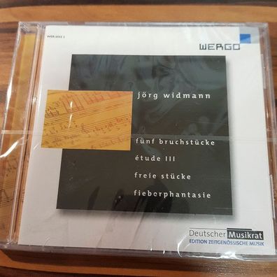 JÖRG Widmann fünf bruchstücke (deutcher musikrat) NEU OVP (CD Album, Klassik)