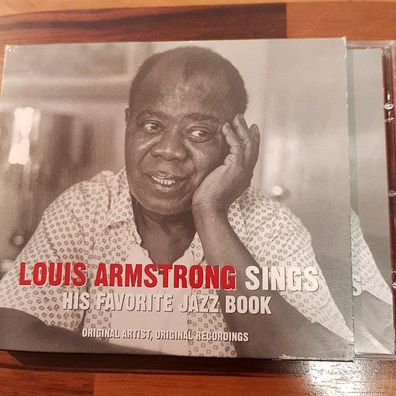 LOUIS Armstrong sings his favorite jazz book OC SLIP EX/EX (CD Album, Jazz)