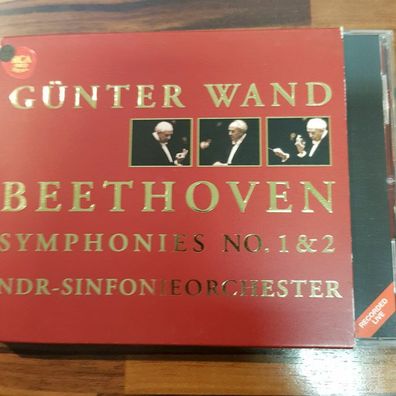 GÜNTER WAND beethoven symphonies no 1&2 OC SLIP Sonopress EUROPE EX/EX