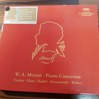 Fischer HAAS HASKIL ET AL mozart - piano concertos DIGI EX/VG+ (2CD, Klassik)