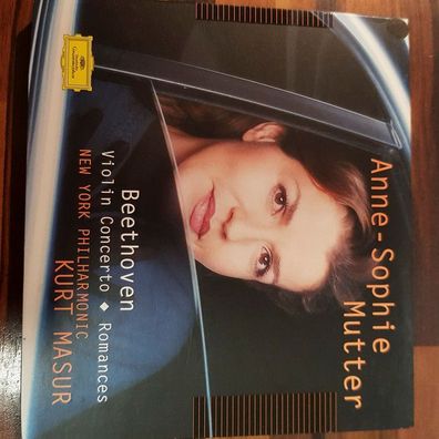 ANNE SOPHIE MUTTER beethoven violin concerto DIGI NM/VG+ (CD Album, Klassik, DG)