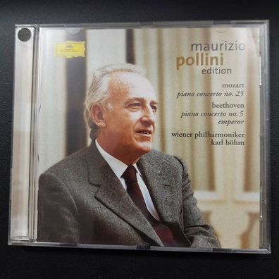 Maurizio Pollini mozart piano 23, beethoven piano 5 UML Germany EX/EX (CD Album)