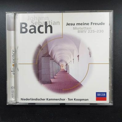 TOM Koopmann js bach jesu mein freude motetten bwv 225-230 EDC Germany NM/EX
