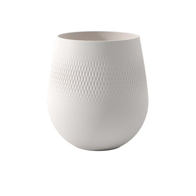 Villeroy & Boch Manufacture Collier blanc Vase Carré groß 1016815512 4003686327399