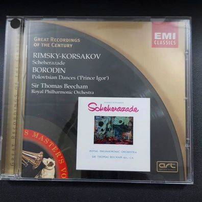 SIR THOMAS Beecham rimsky- korsakov scheherazade / borodin EX/EX (CD Album)