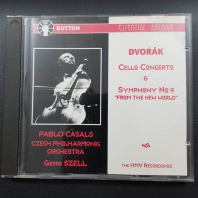 SZELL & PABLO CASALS dvorak cello / symph. 9 EX/EX (CD Album, Klassik, Dutton)