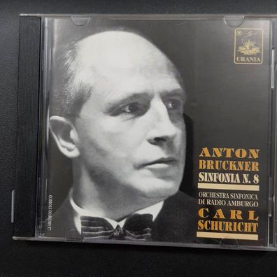 CARL Schuricht bruckner sinfonia n. 8 EX/EX (CD Album, Klassik, Urania)