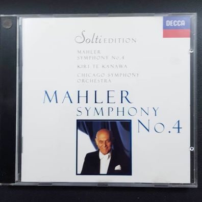 KIRI TE KANAWA mahler symphony no. 4 EX/EX (CD Album, Klassik, Decca)