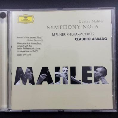 Claudio ABBADO mahler symphonie no 6 NM/EX (CD Album, Klassik, DG)
