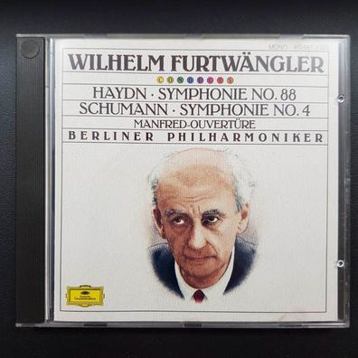 Wilhelm Furtwängler haydn symp 88 / schumann symp 4 FULL SILVER EX/EX (CD Album)