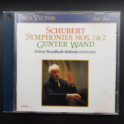 GÜNTER WAND schubert symphony 1 & 2 NM/EX (CD Album, Klassik)