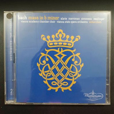 Hermann Scherchen js bach - mass in b minor bwv 232 NM/EX (2CD, Klassik)