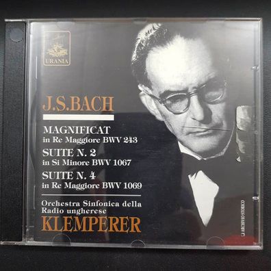 OTTO Klemperer js bach magnificat + suite 2&4 EX/EX (CD Album, Klassik, Urania)