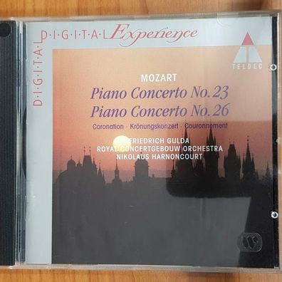 Friedrich GULDA mozart piano concertos 23/26 VG+/EX (CD Album, Klassik, Teldec)