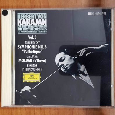 Herbert VON Karajan vol. 5 - tchaikowsky no 6 / smetana moldau FULL SILVER EX/EX