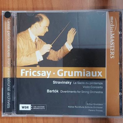 FERENC Fricsay stravinsky / bartok EX/EX (CD Album, Klassik, Medici Masters)