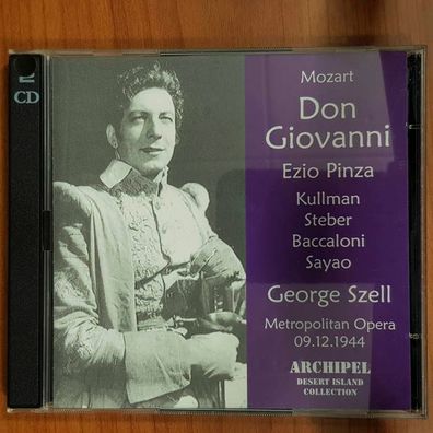 GEORGE SZELL mozart don giovanni VG+/EX (2CD, Klassik, Archipel)
