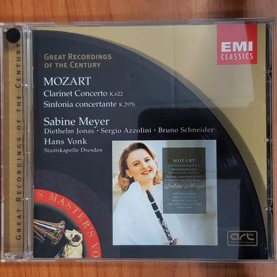 SABINE MEYER mozart clarinet concerto EX/EX (CD Album, Klassik, EMI Classics)