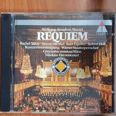 Nikolaus Harnoncourt mozart requiem NM/EX (CD Album, Klassik, Teldec)