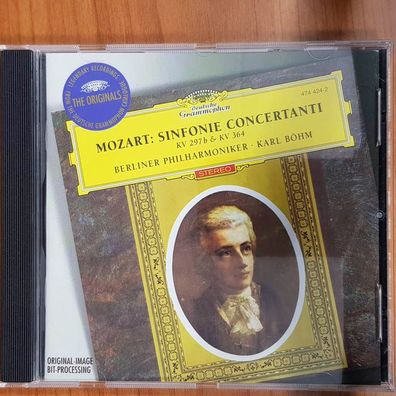 KARL BÖHM mozart sinfonia cocnertanti EX/EX (CD Album, Klassik, DG)