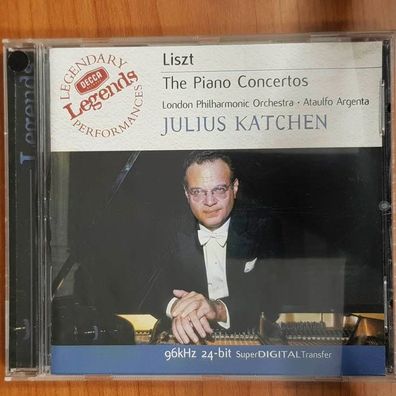 JULIUS Katchen liszt - the piano concertos NM/EX (CD Album, Klassik, Decca)