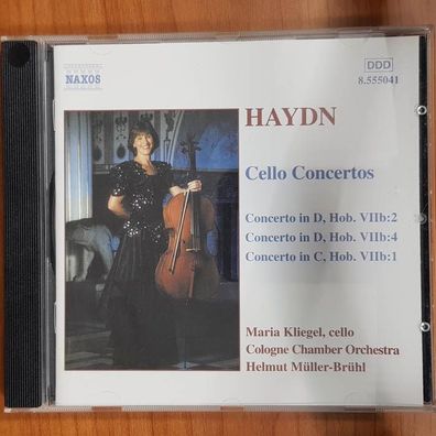 MARIA Kliegel haydn - cello concertos EX/EX (CD Album, Klassik, Naxos)