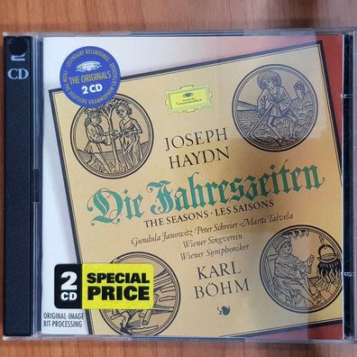 KARL BÖHM haydn die jahreszeiten FULL SILVER PMDC Germany VG+/EX (2CD, Klassik)