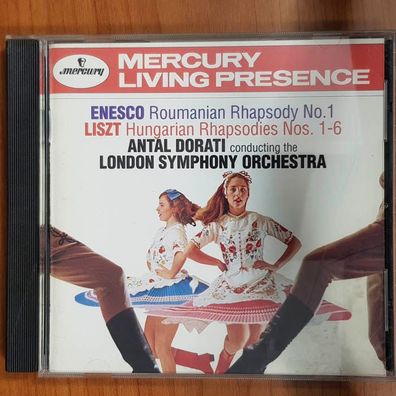 ANTAL DORATI enesco - roumanian / liszt hungarian EX/EX (CD Album, Klassik)