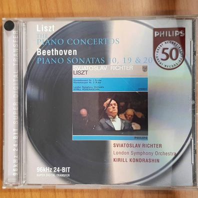 Sviatoslav Richter list / beethoven piano concertos / sonatas NM/EX (CD Album)