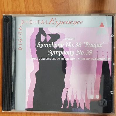 Nikolaus Harnoncourt mozart - symphonies no 38 prague & 39 VG+/EX (CD Album)
