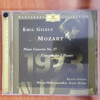 ELENA GILELS mozart no 27 / concerto for 2 pianos EX/EX (CD Album, Klassik, DG)