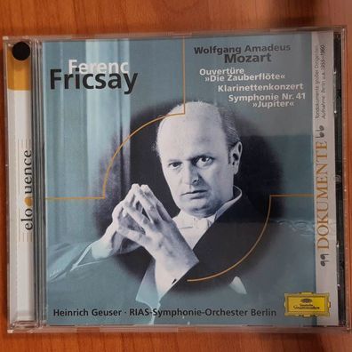 FERENC Fricsay mozart ouvertüre die zauberflöte et al NM/EX (CD Album, Klassik)